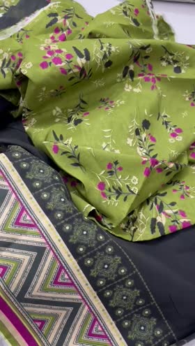 Rs 2150 Lawn printed shirt trouser 2pc