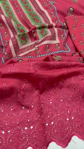 Rs 2800 Lawn chicken Kari Emb 2 pc