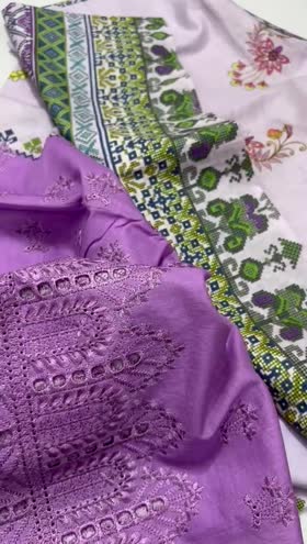 Rs 2800 Lawn chicken Kari Emb 2 pc