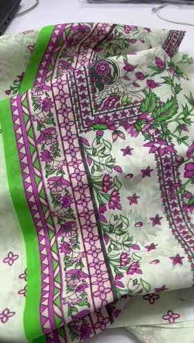 Rs 3300 Raabi lawn printed 3pc voil duppata ( D 9)