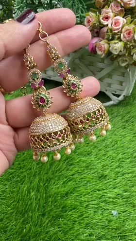 Rs 3650 Jhumki Set