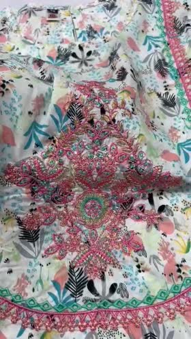 Rs 3650 Kids stitched Emb 2pc ( 13-14 years)  ~ SMALL