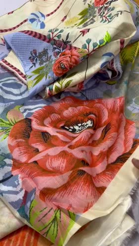 Rs 3650 Paltar lawn printed 3pc Dobby voil duppata
