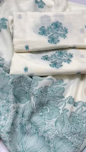 Rs 3750 Saya lawn jacquard 3pc