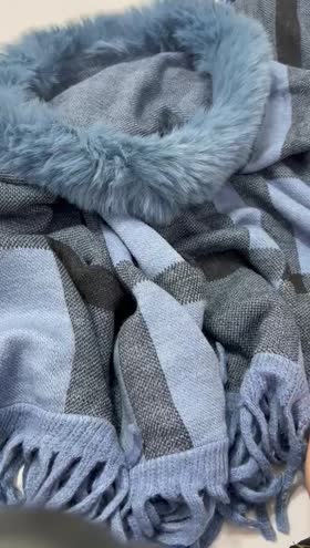Rs 3500 warm fur poncho