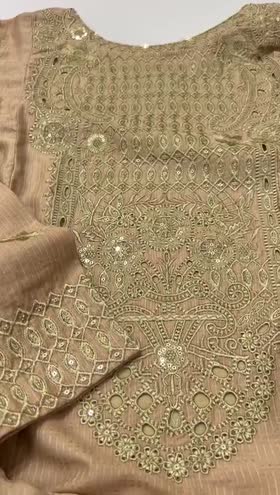 Rs 4100 Sahiba stitched Emb shirt  ~ [Chest 19] [Length 51] SMALL