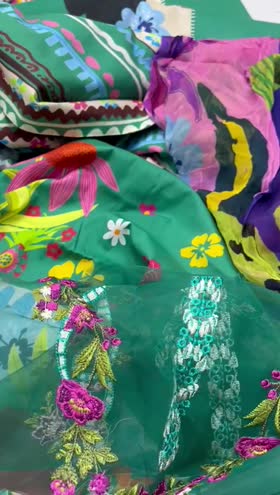 Rs 4200 Hemline lawn Emb 3 pc  duppata