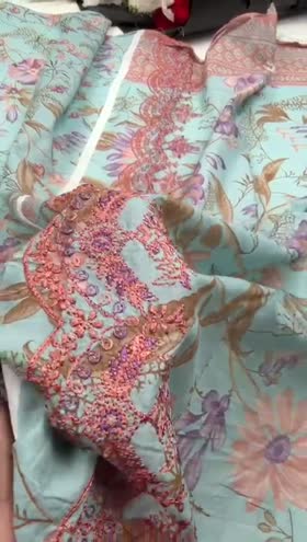 Rs 4200 Sapphire Lawn Print Emb 3pc