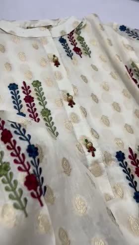 Rs 4300 Sahiba stitched Emb 2pc  ~ [Chest 19] [Length 36] SMALL
