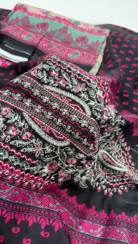 Rs 4500 Sapphire Lawn Print Emb 3pc
