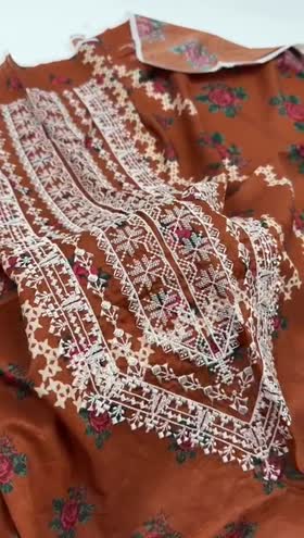 Rs 4500 Sapphire Lawn Print Emb 3pc