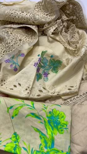 Rs 5000 Aneela’s lawn unstitched Emb 2pc