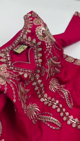Rs 5000 Sahiba Lawn Stitched Emb 3pc ~ [Chest 20] [Length 47] MEDIUM