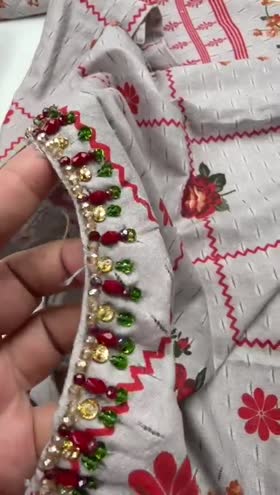 Rs 5250 Sahiba Stitched 3pc ~ [Chest 19] [Length 42] SMALL