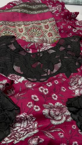 Rs 5300 Sahiba stitched Emb 3pc  ~ [Chest 20] [Length 35] MEDIUM