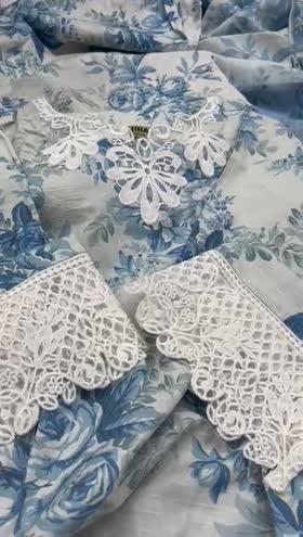 Rs 5300 Sahiba stitched Emb 3pc  ~ [Chest 20] [Length 47] MEDIUM