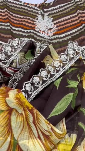 Rs 5450 Sahiba stitched Emb 3pc  ~ [Chest 22] [Length 44] LARGE