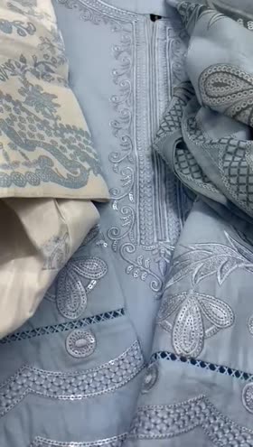 Rs 5800 sahiba stitched Emb 3pc  ~ [Chest 19] [Length 33] SMALL