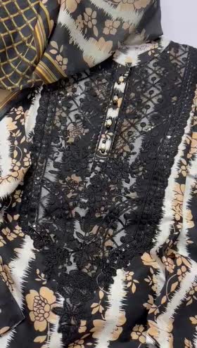 Rs 5800 Sahiba stitched sequin emb 3pc  ~ [Chest 24] [Length 50] XLARGE