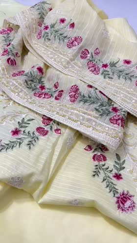 Rs 5950 Banafshaeh lawn Emb 3pc chiffon emb duppata  ( BNR 344]