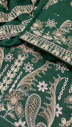 Rs 5950 Banafshaeh lawn Emb 3pc chiffon emb duppata ( BNR 345]