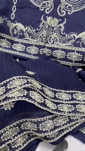 Rs 5950 Banafshaeh lawn Emb 3pc chiffon emb duppata  ( BNR 347