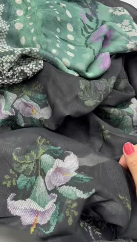 Rs 5950 Nureh Signature Swiss lawn printed  3pc new launch ( Sp 198)