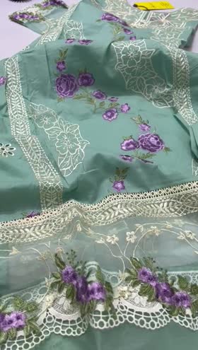 Rs 6000 Aneela’s lawn stitched Emb 2pc ( medium)