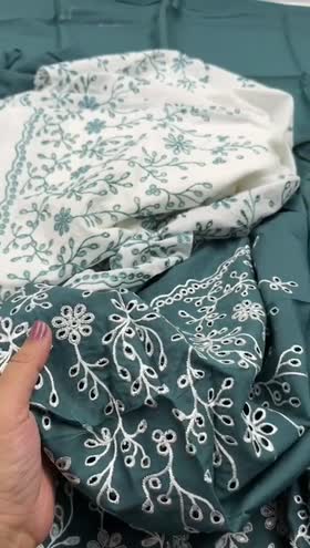 Rs 6200 Cross Stitch Lawn Emb 3pc [Teal Dream]