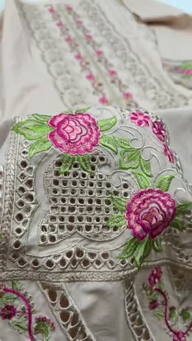 Rs 6500 Sahibas Stitched Emb 3pc ~ [Chest 22] [Length 47] LARGE