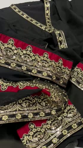 Rs 6950 Shauna stitched Emb 3pc chiffon emb duppata  ~ [Chest 22] [Length 44] LARGE