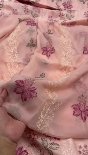 Rs 7500 Lawn Emb 3pc Chiffon Duppata [Dispatch Time 1 Month] [F]