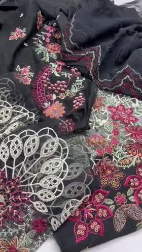 Rs 7500 Manara  Vintage Flora ( Tea Rose ) lawn Emb 3pc retail ( 19950
