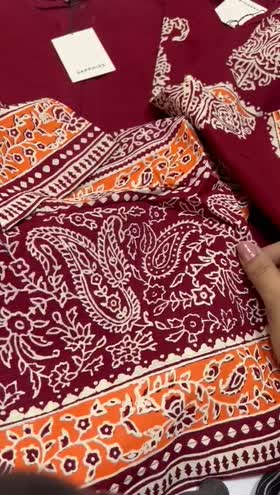 Rs 7600 Sapphire stitched Khaddar 3pc  ~ SMALL