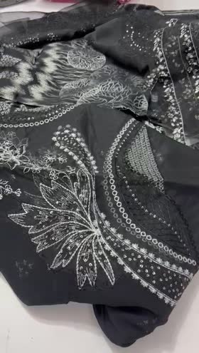 Rs 8450 Nureh Exclusive jacquard emb 3pc new launch