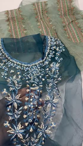 Rs 850 neck line and daman