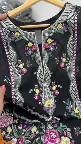 Rs 9950 Aneelas lawn Emb stitched 2 pc [Dispatch Date 5th June] ~ [Chest 23] [Length 43] XLARGE